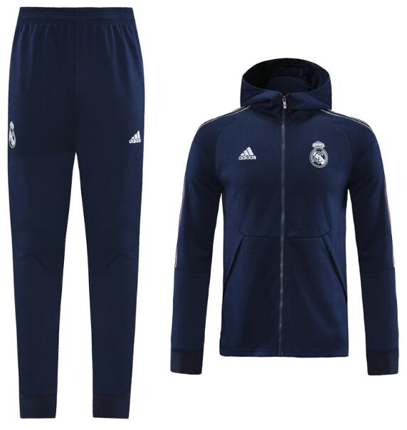 Real Madrid Borland Training Suits Hoodie Jacket with Pants 2020/21